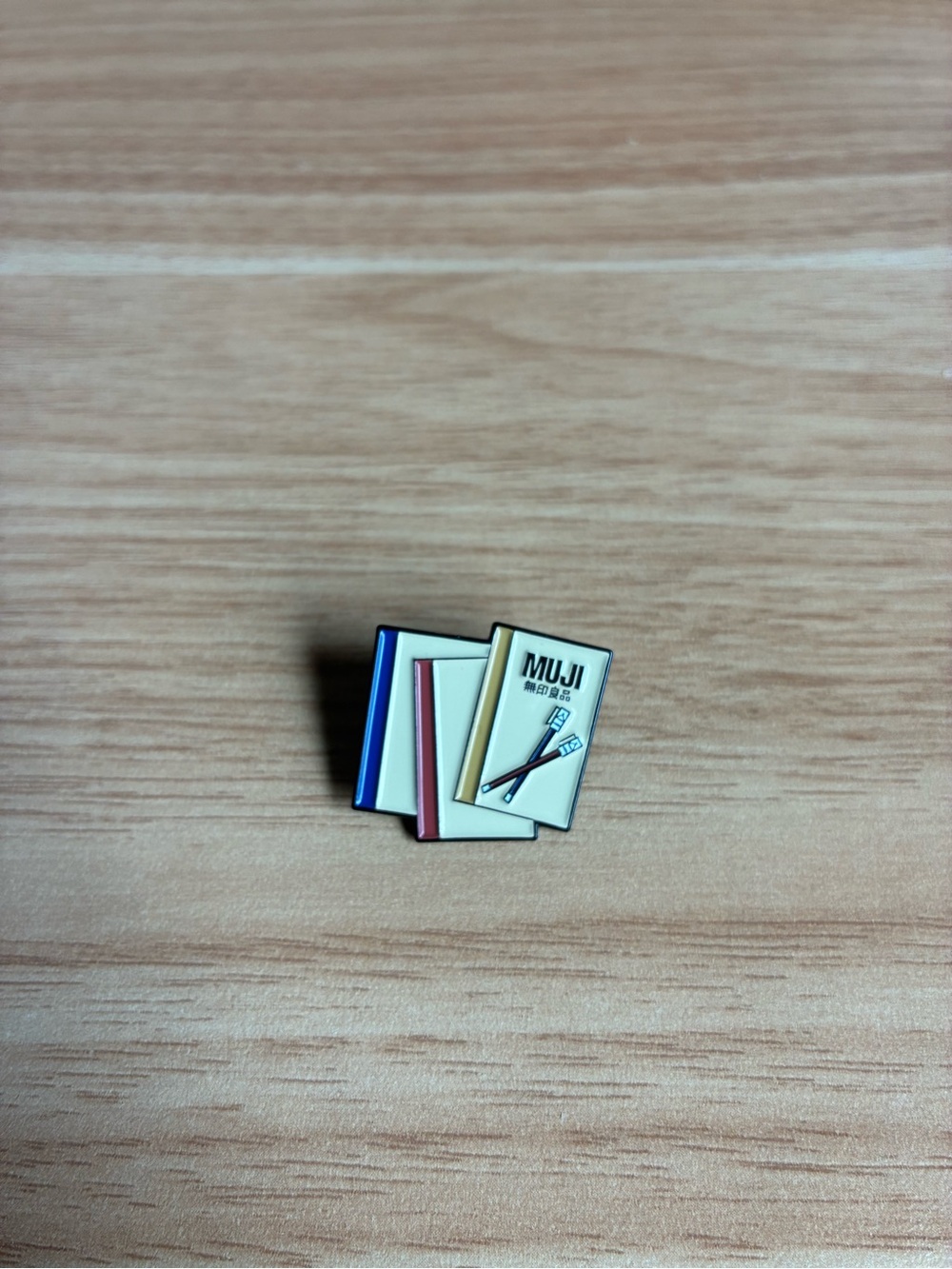 Gacha Muji Mini Notebook Enamel Pin
